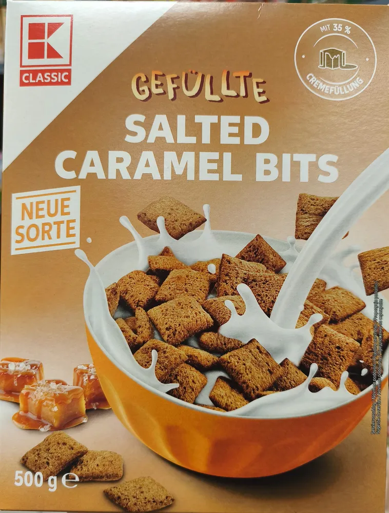 Gefüllte salted caramel bits