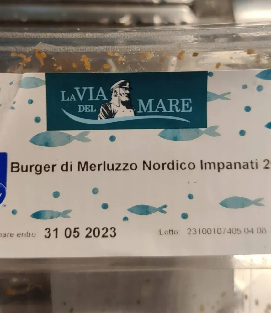 Burger merluzzo nordico