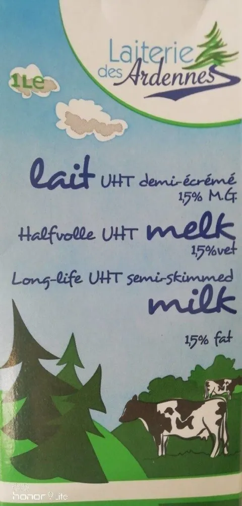 lait demi-écrémé