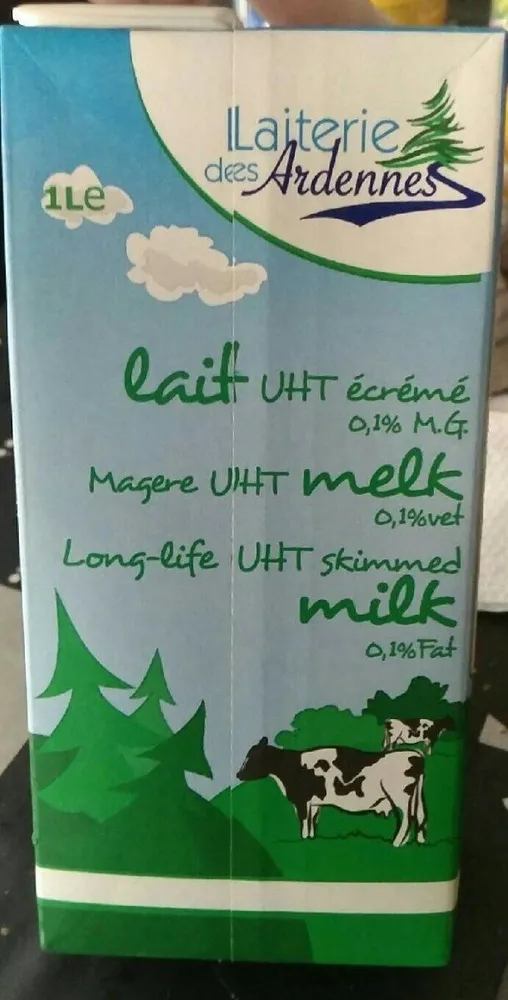 Lait UHT écrémé