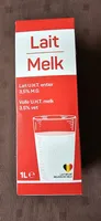 Lait U.H.T. entier 3,5% M.G. / Volle U.H.T. melk 3,5% vet