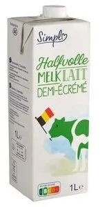 Simpl HP Lait Demi-Ecrémé Brique