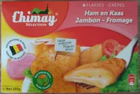 Crêpes jambon fromage
