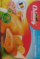 Crêpes crevettes grises de la mer du nord