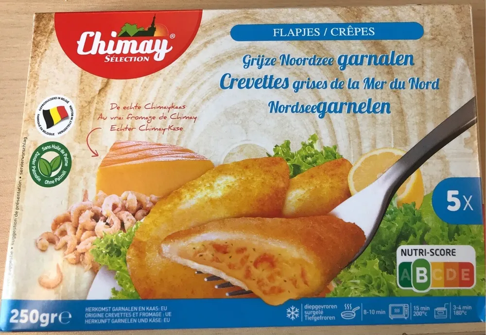 Crêpes crevettes grises
