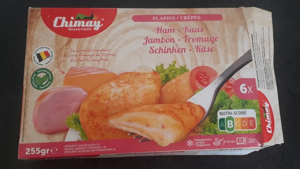 Crêpes jambon et fromage