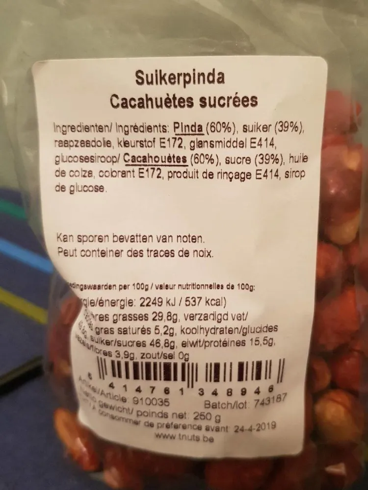 Cacahuète sucrées