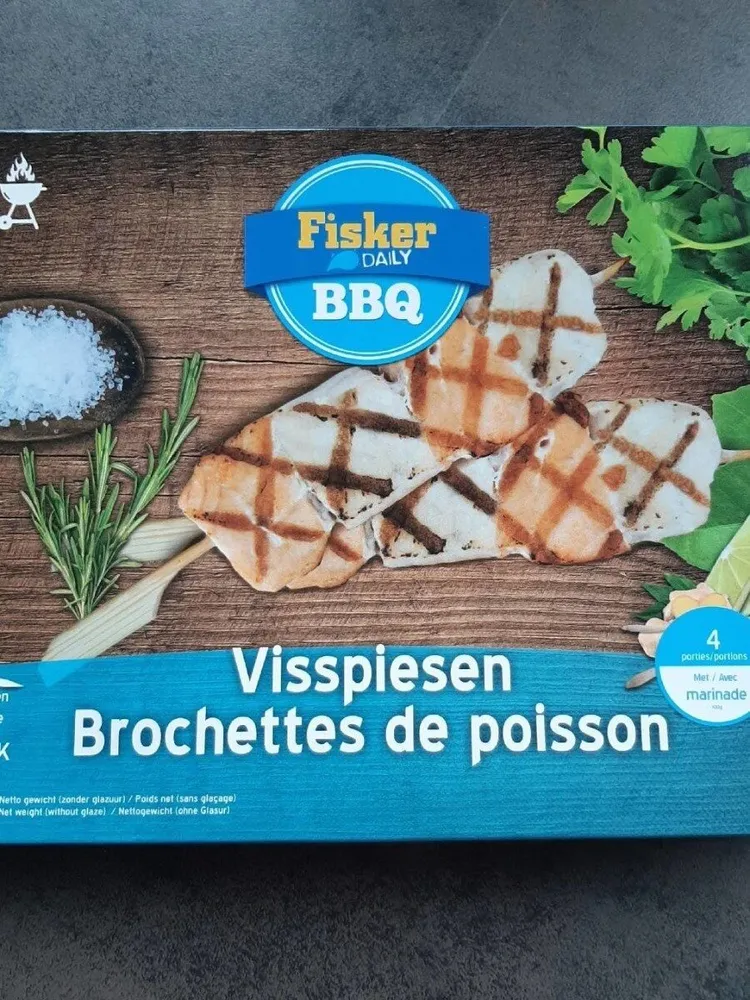 Brochettes de poisson