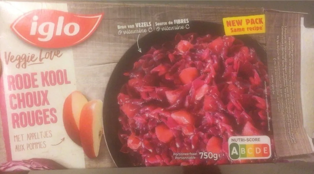 Rode kool met appeltjes