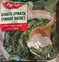 Epinards hachés a la creme