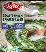 Epinards hachés avec alpro