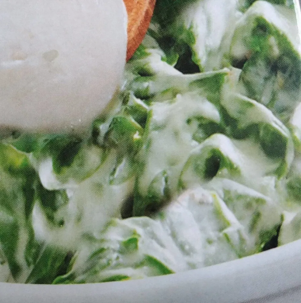 Épinards en branche (avec mozzarella)