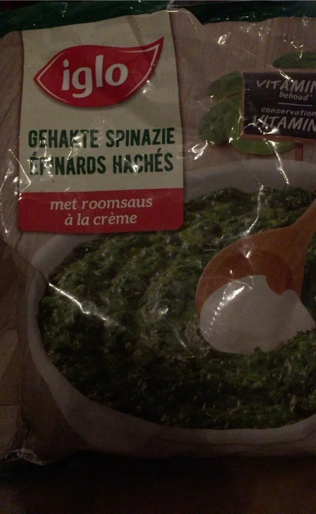 Epinards hachés à la crème