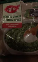 Epinards hachés à la crème
