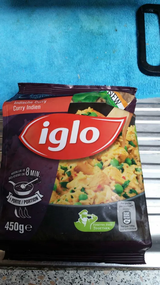 Iglo curry indien