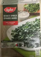 Épinards hachés à la crême