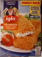 Captain's Classic 9 Kombinos tomate & mozzarella