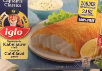 Captain's classics filets de cabillaud panés