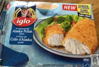 4 filets de Colin d'Alaska panés