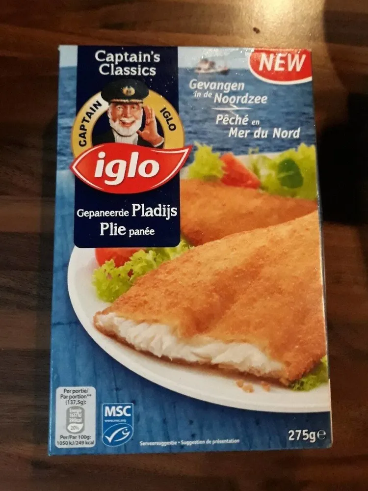 Iglo plie panée