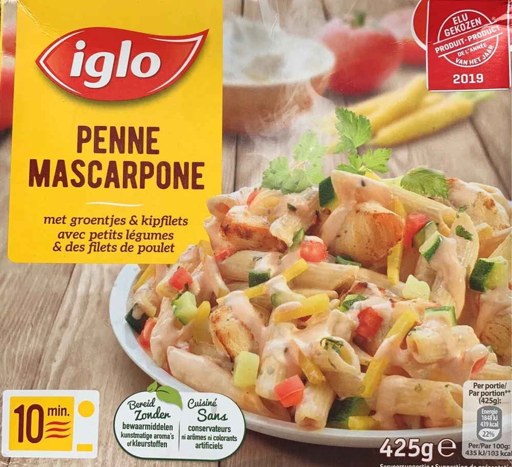 Penne mascarpone