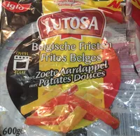 Frites Belges avec patates douces