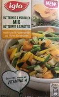 Mix butternut et carottes