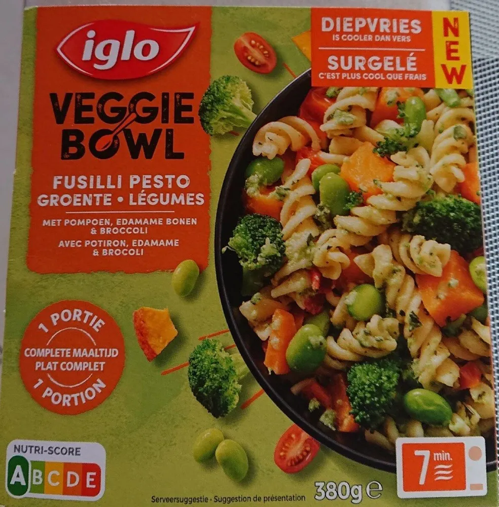 Veggie bowl - Fusilli pesto légumes