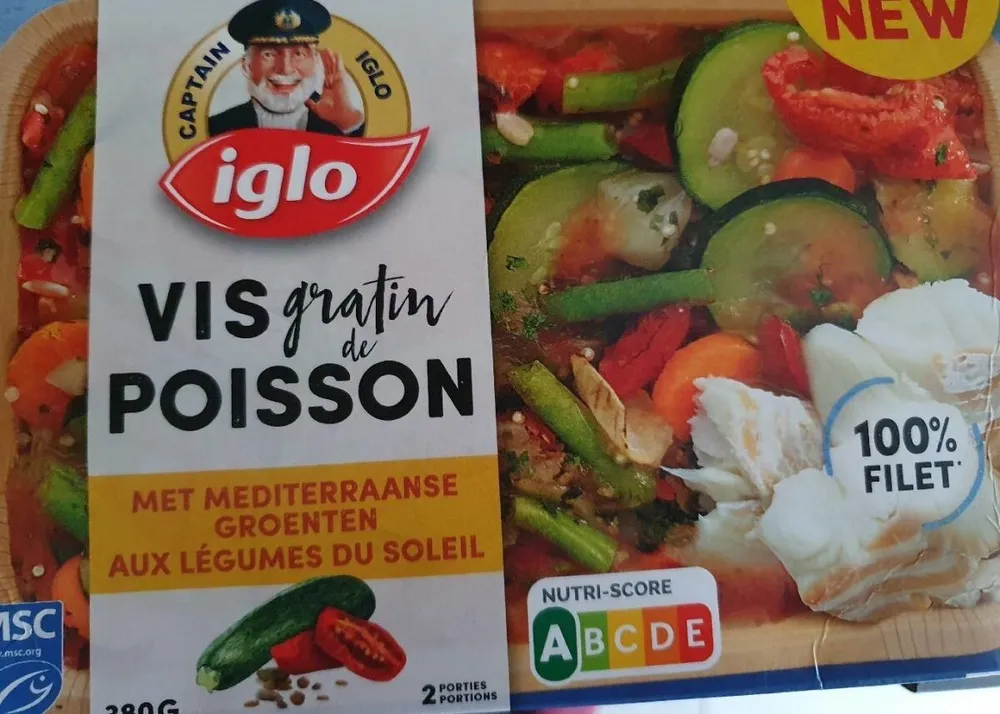 Gratin de poisson aux légumes du soleil