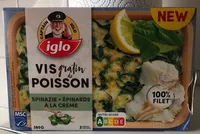 Vis gratin de poisson epinard a la creme