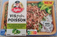 Vis gratin de poisson aux légumes verts & crumble topping