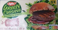 Green cuisine burgers vegan