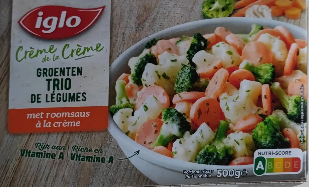 crème de la crème Trio de lègumes