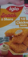 Iglo Chicken sticks bel