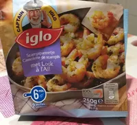Cassolette de scampis à l'ail