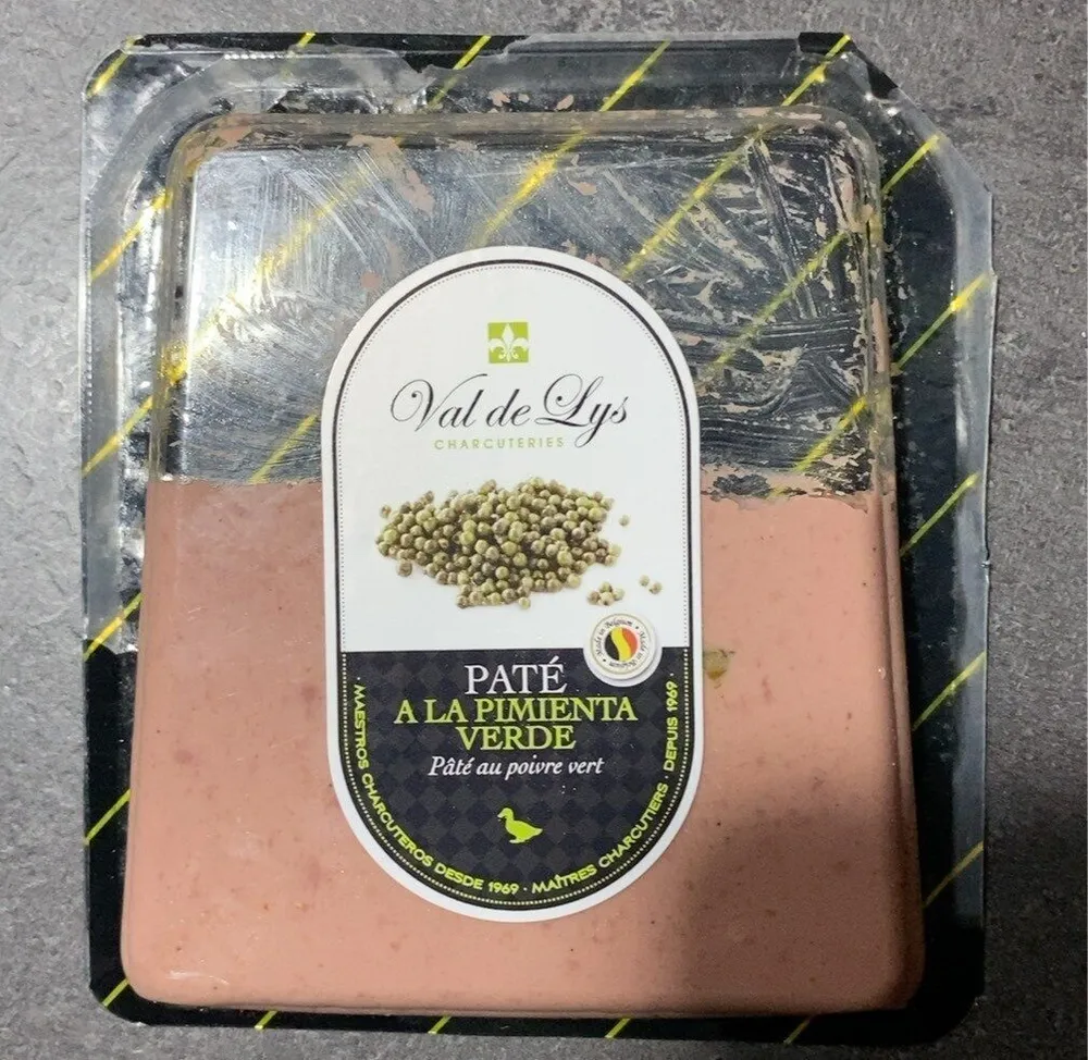 Pate a la pimienta verde