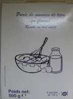 Purée de pommes de terre en flocons recette au lait entier