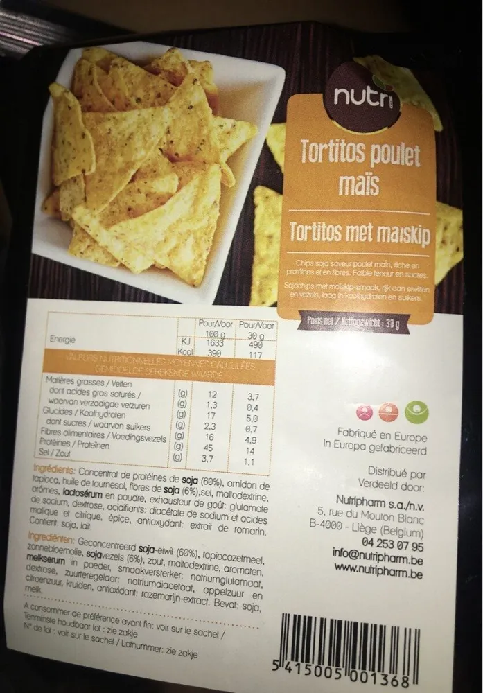 Tortitos poulet maïs