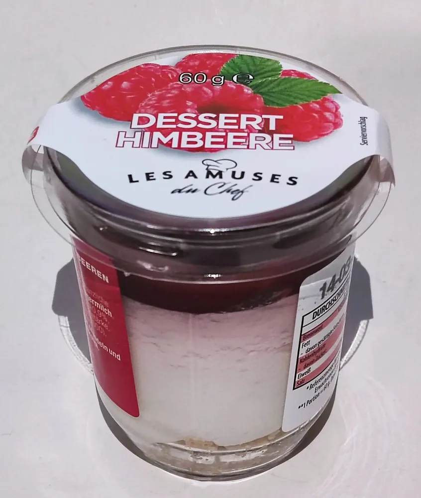 Dessert im Glas - Himbeere