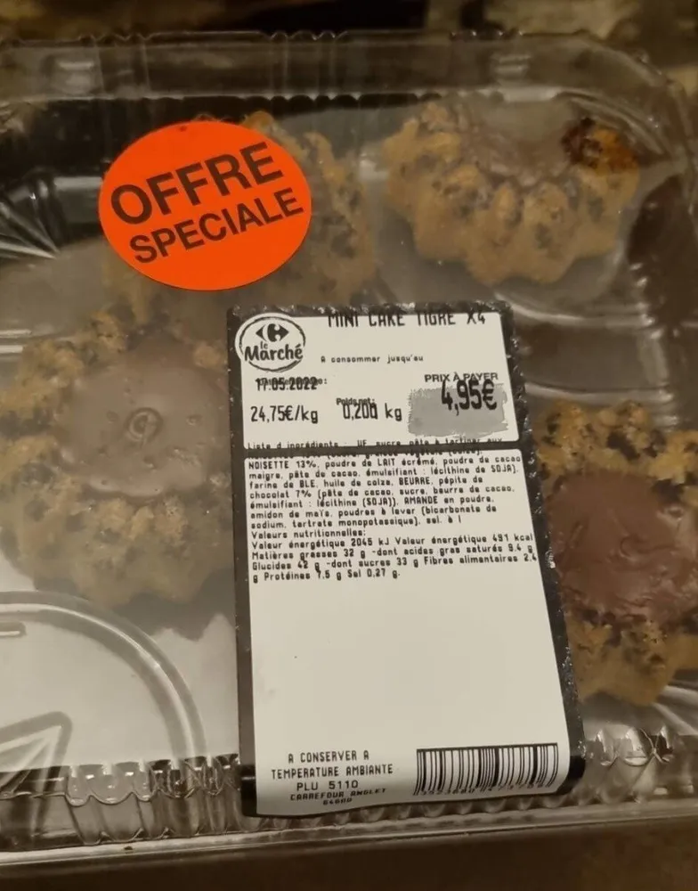 Mini cake tigre