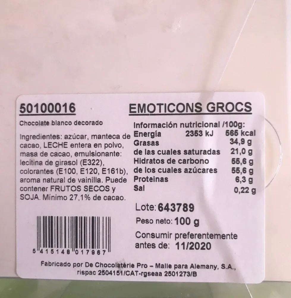 Emoticono chocolate