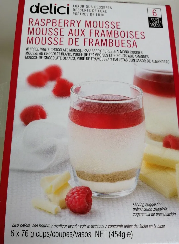 Mousse aux framboises