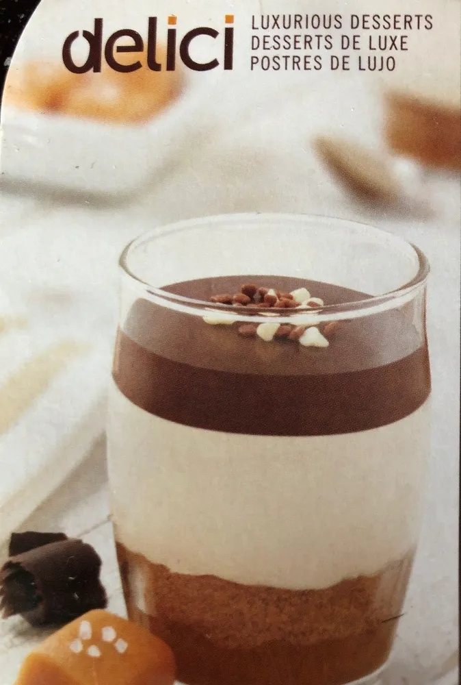 Dessert au caramel salé et au chocolat noir