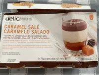 Dessert au caramel salé et au chocolat noir