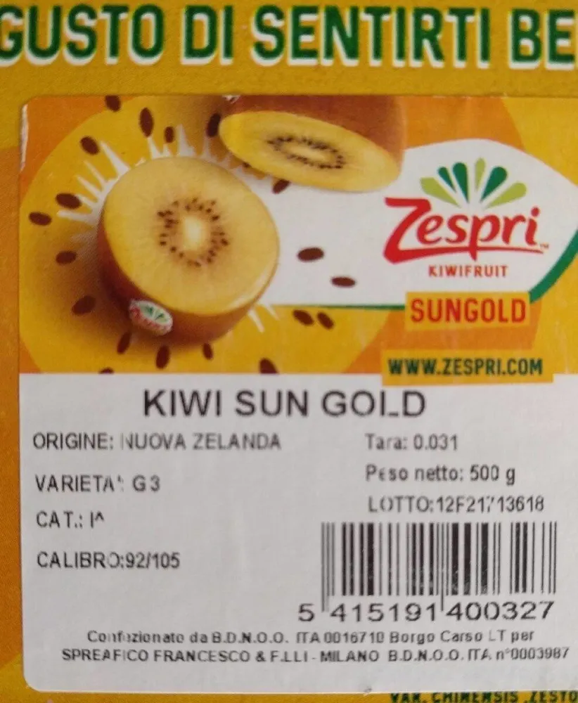 Kiwi Sun Gold