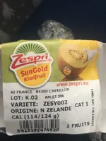 Zespri sungold kiwifruit