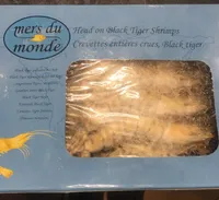 Crevettes entieres crues