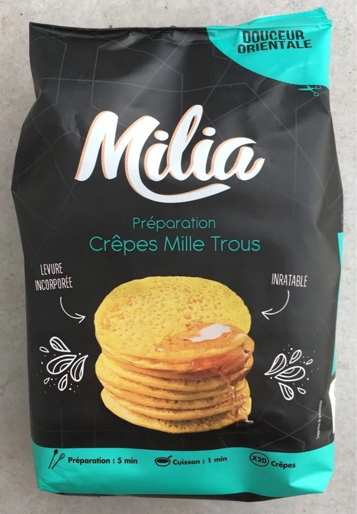 Préparation Crêpes Mille Trous