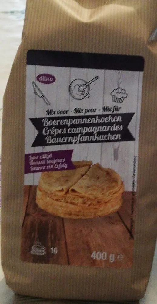 Préparation Pâte à crêpes campagnarde