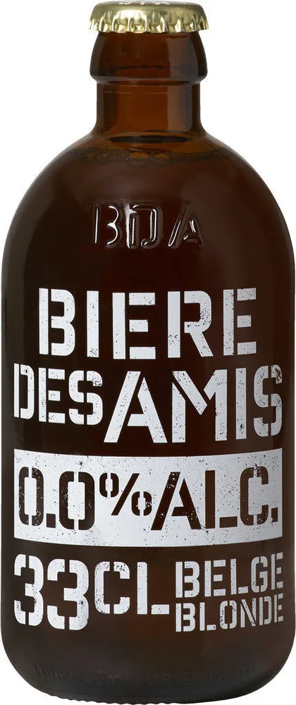 Bière belge blonde sans alcool